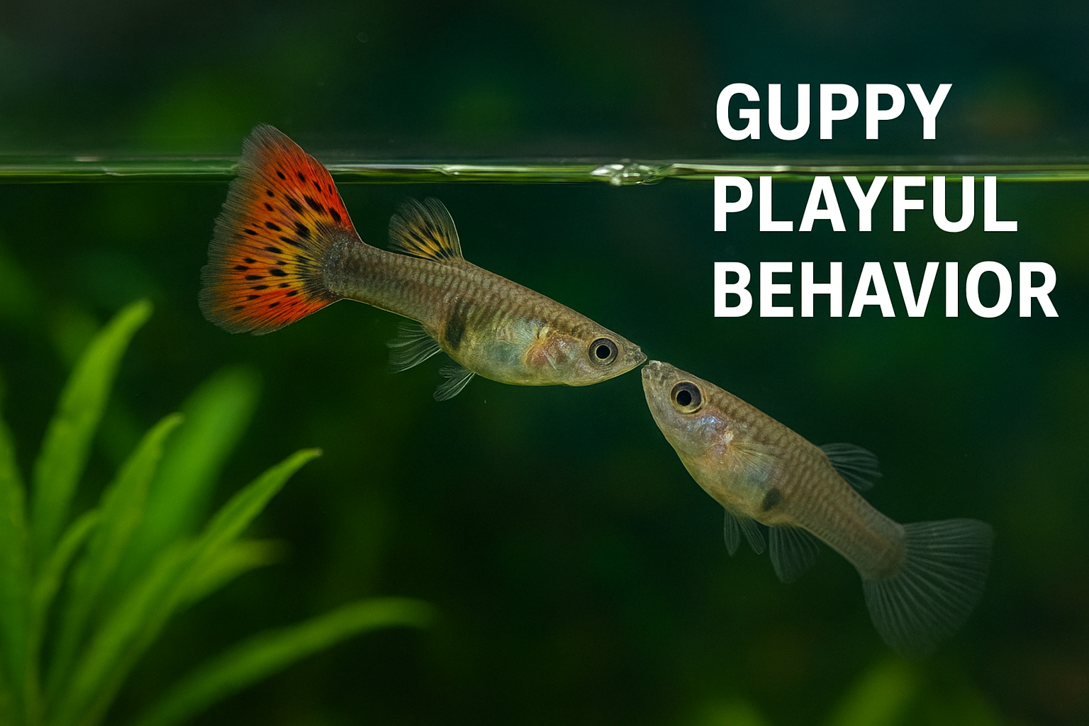 Guppy Playful Behavior