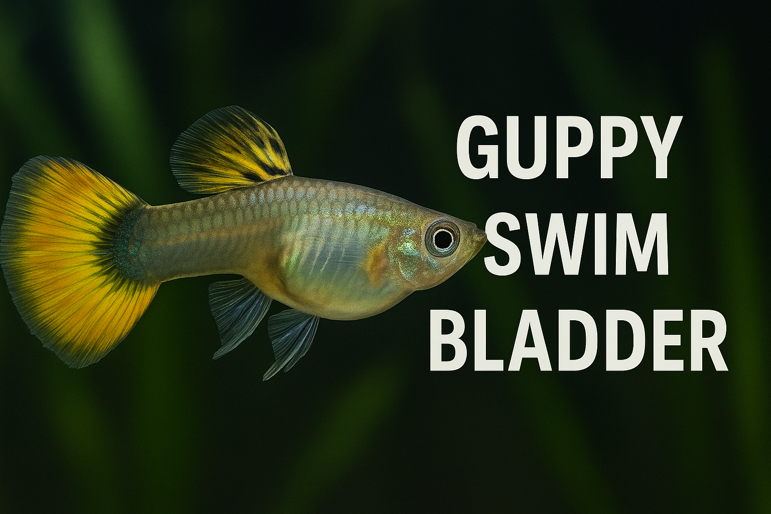 Guppy swim bladder