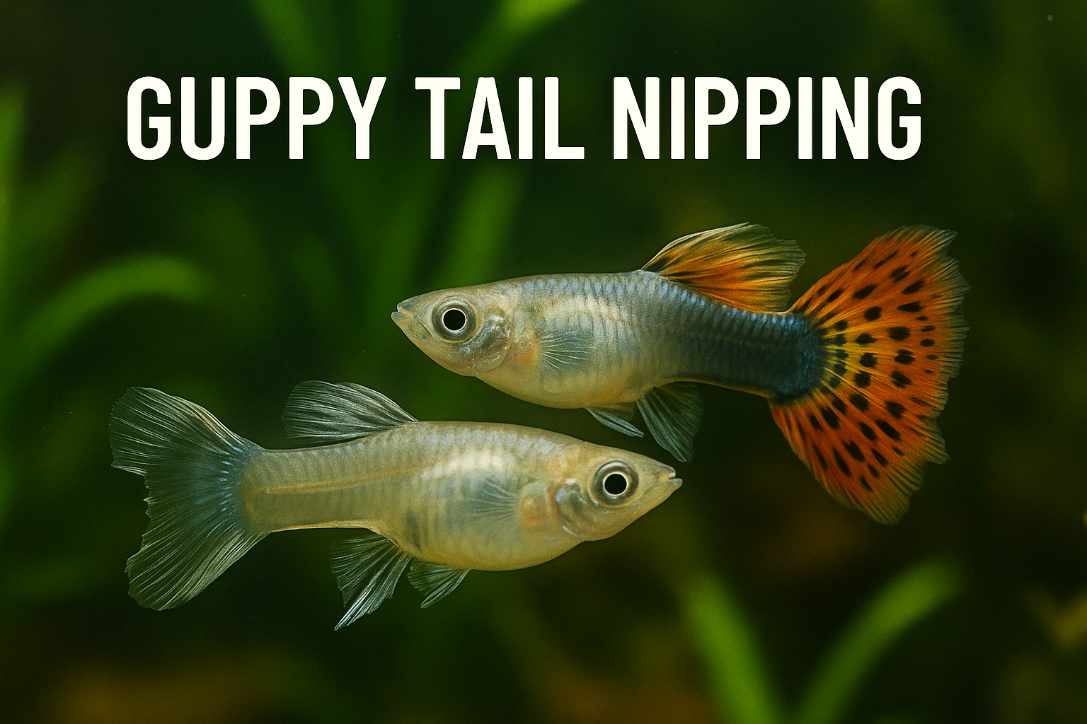 Guppy tail nipping