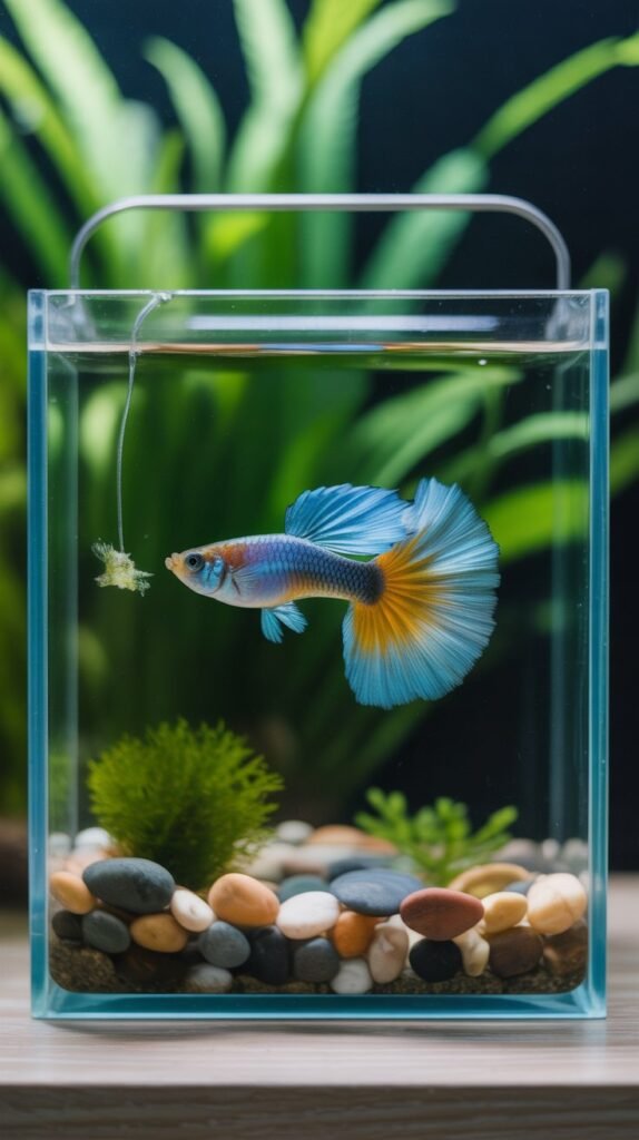 Guppy tail nipping
