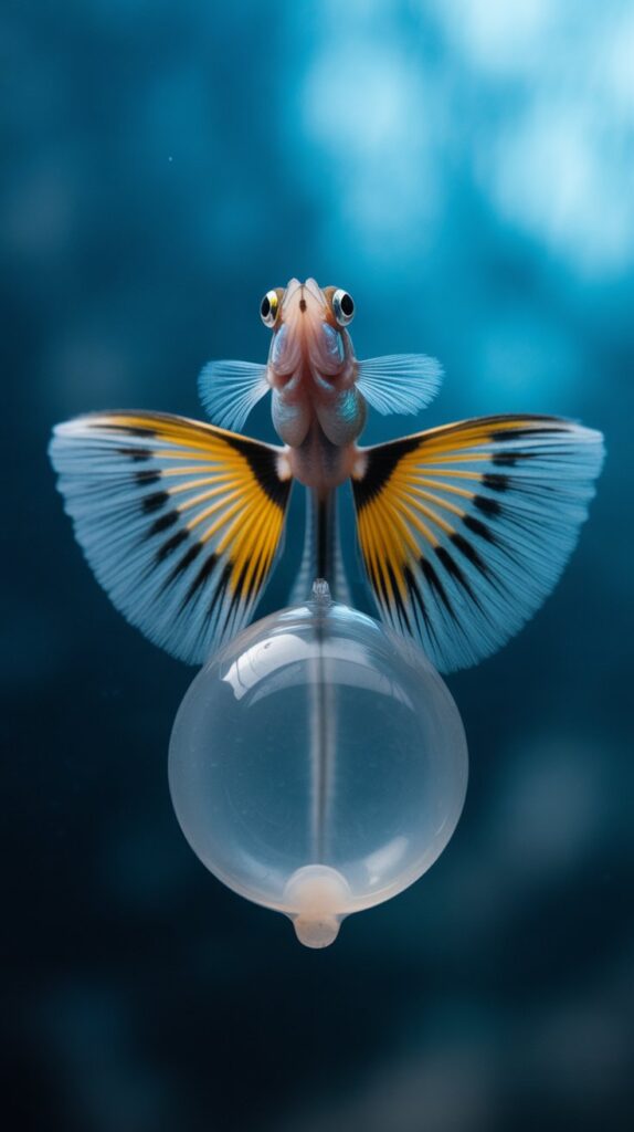 Guppy swim bladder