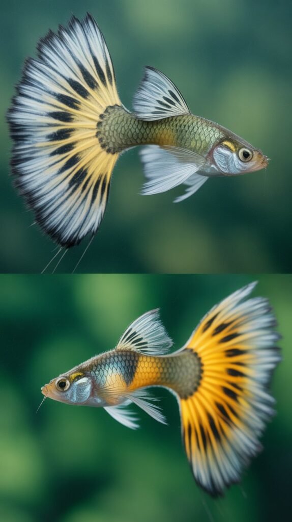 Guppy tail nipping