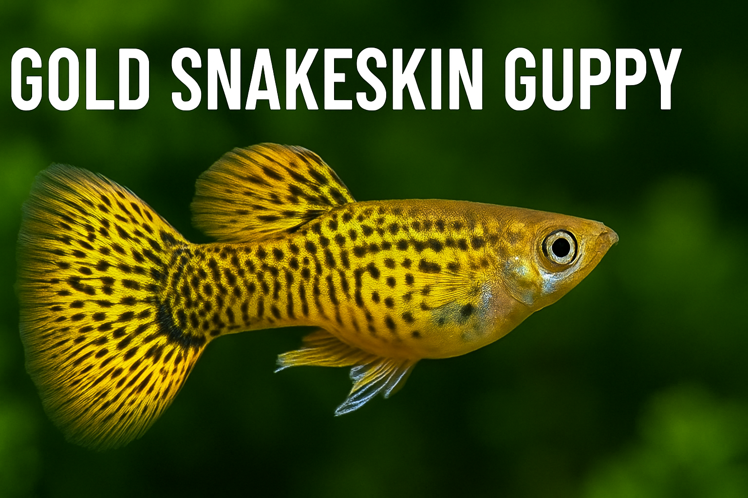 Gold Snakeskin Guppy