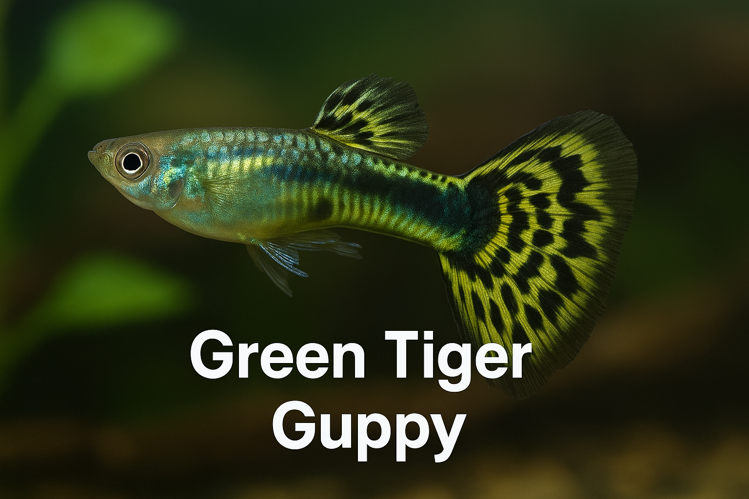 Green Tiger Guppy