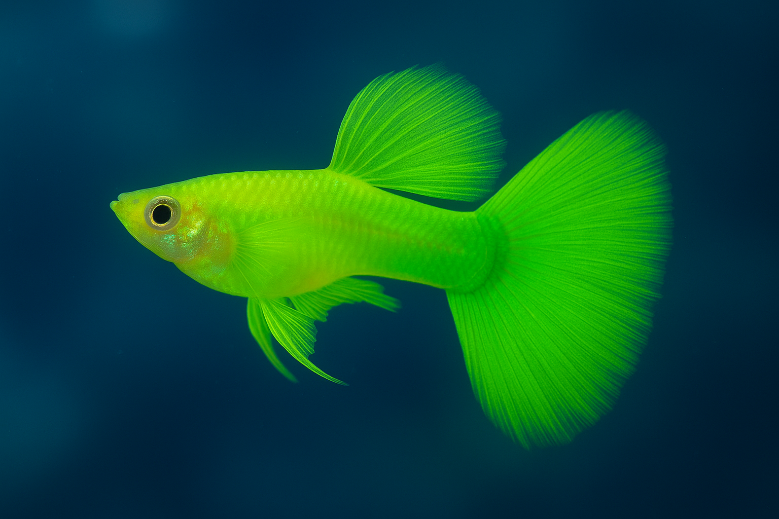 Neon Green Guppy