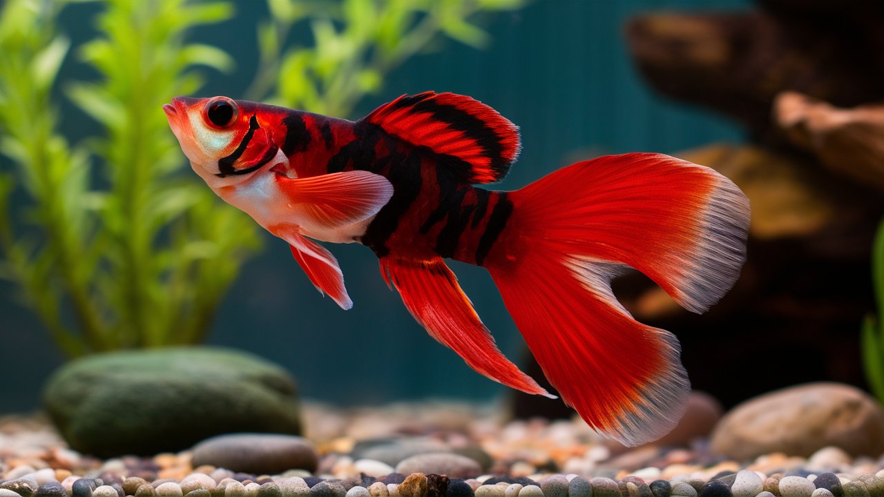 Red Tiger Guppy