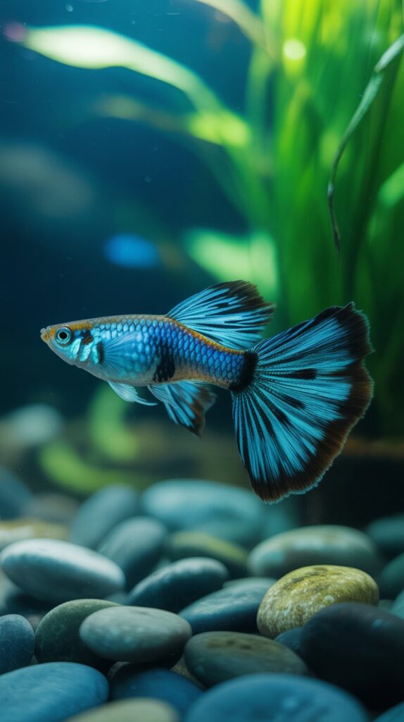 Blue Tiger Guppy