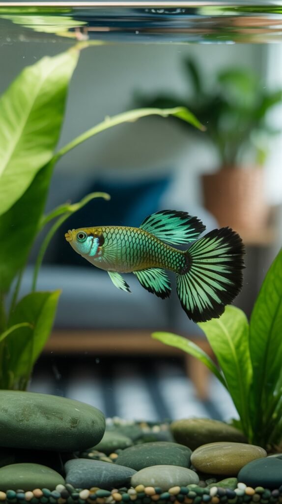 Green Tiger Guppy