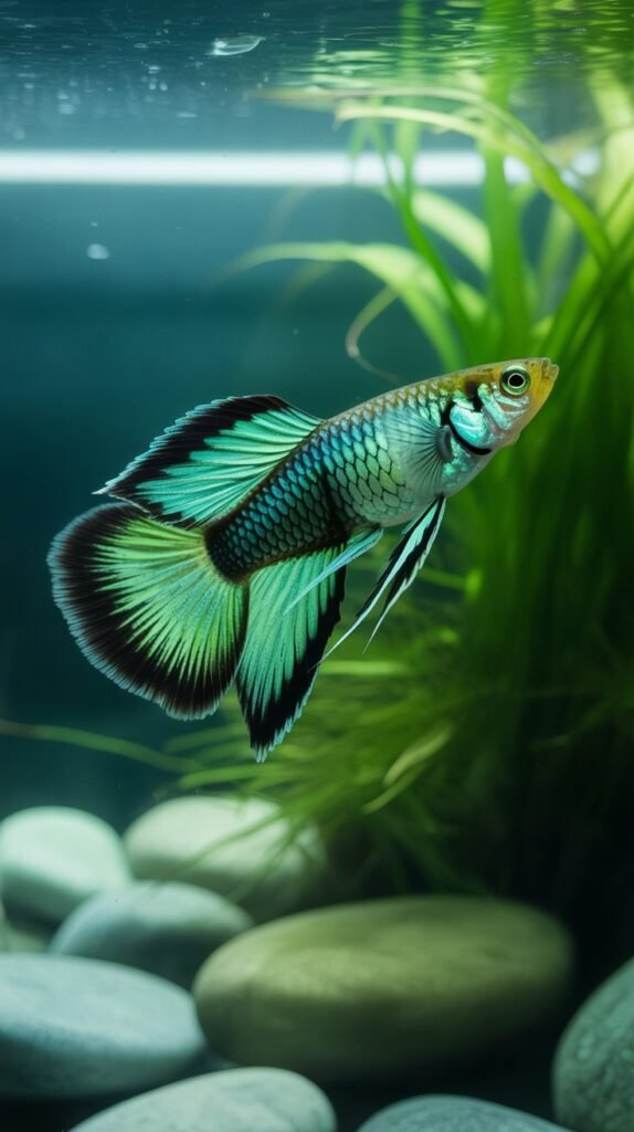 Green Tiger Guppy