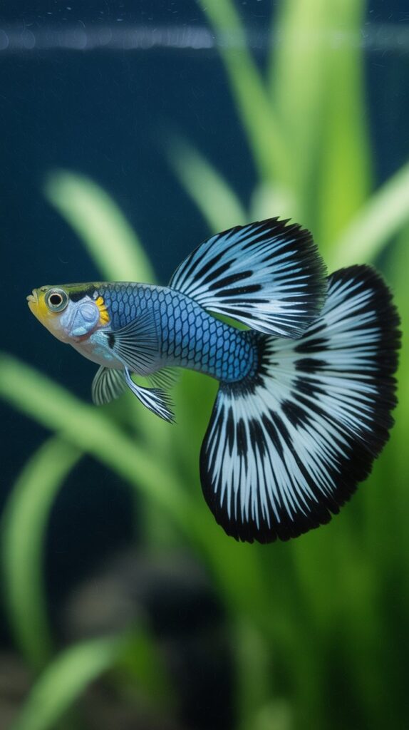 Blue Tiger Guppy