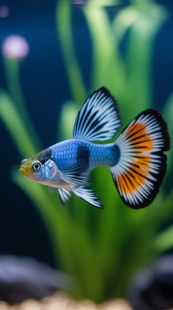 Blue Tiger Guppy