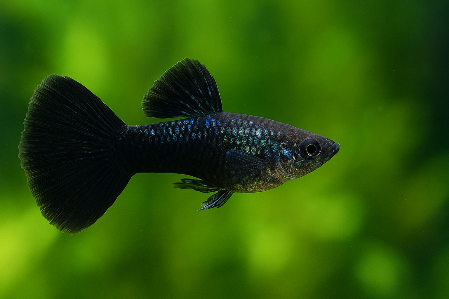 Black Cobra Guppy