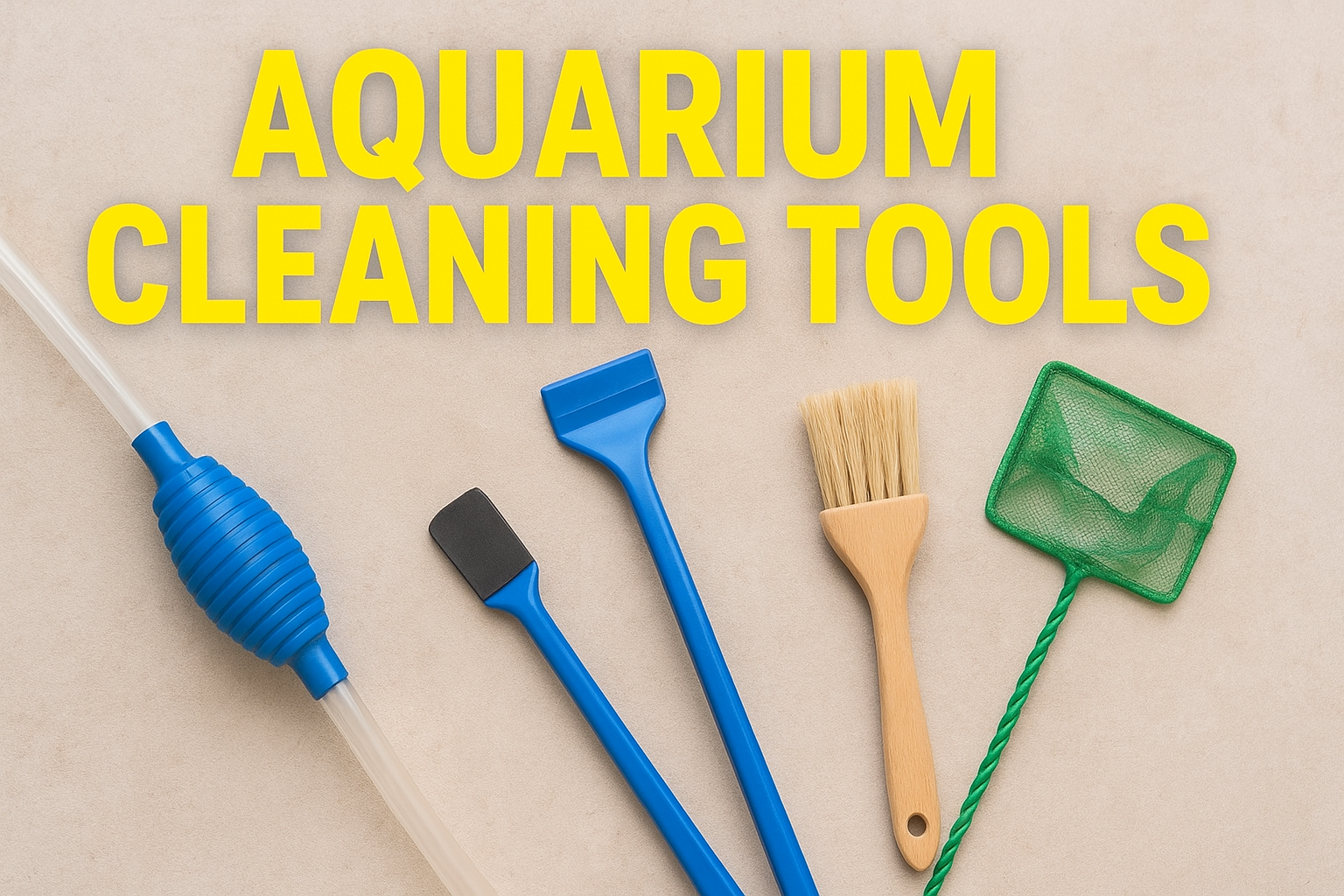 aquarium cleaning tools