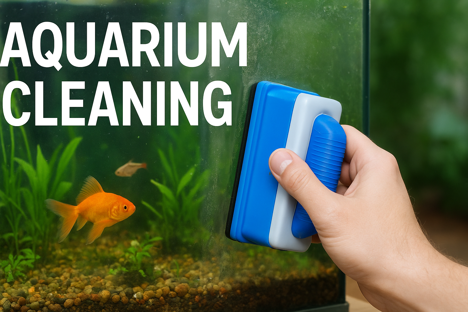 Aquarium Glass Cleaning