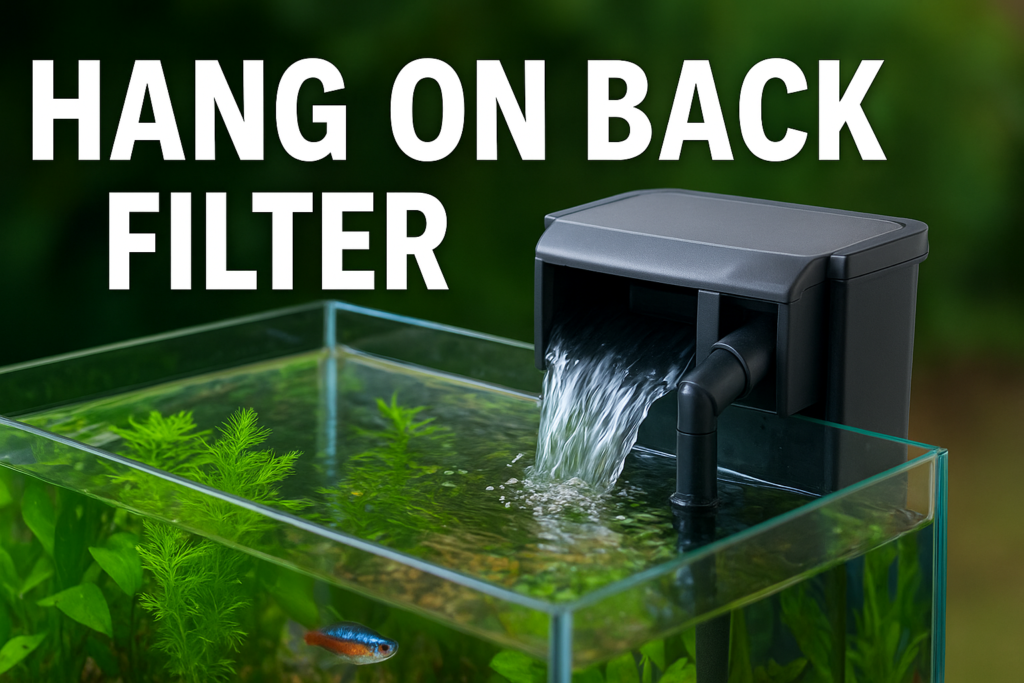 Hang On Back Filter: The Complete Guide for Aquarium Enthusiasts ...