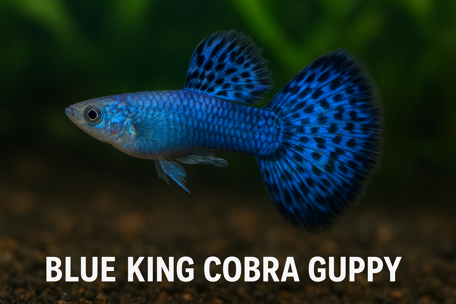 Blue King Cobra Guppy