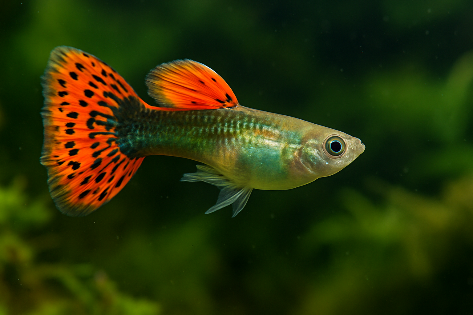 Guppy Swimming