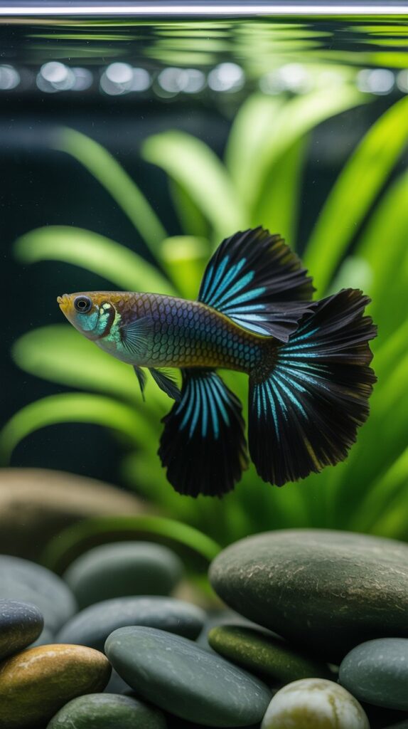 Full Black Guppy