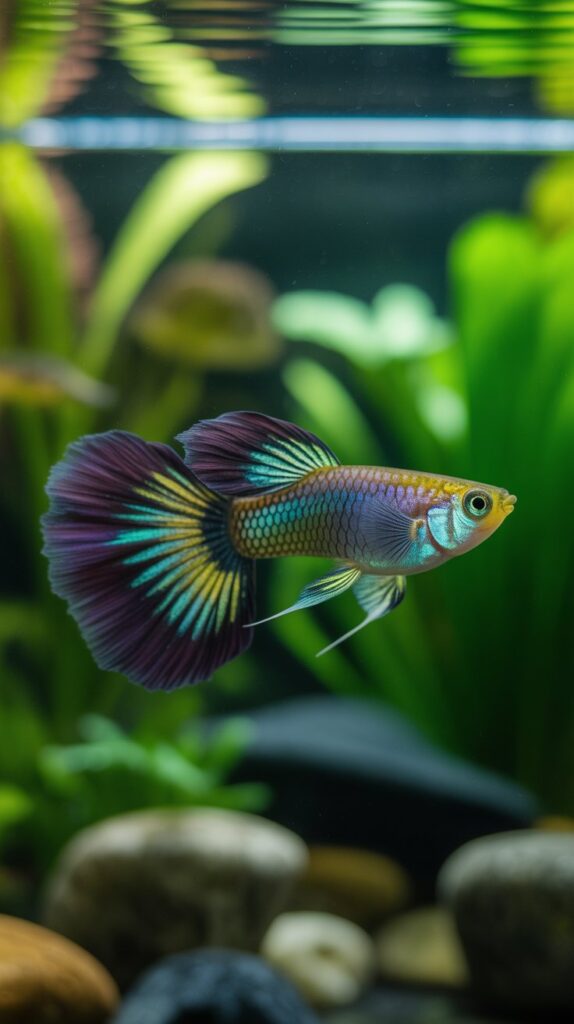 Albino Gold Guppy