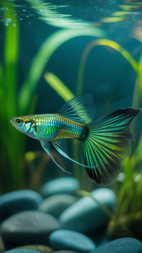 Green Galaxy Guppy