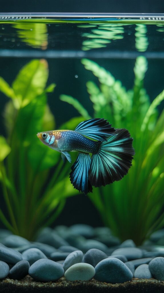 Half Black Guppy