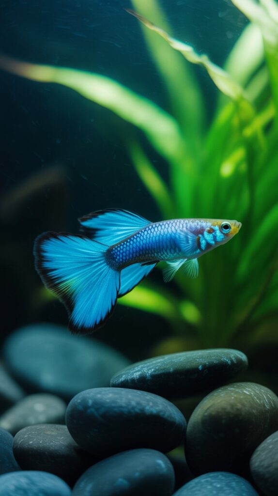 Neon Blue Guppy