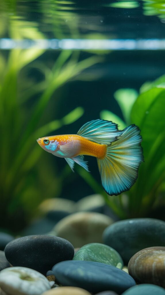Guppy Swimming