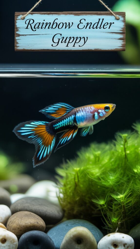 Rainbow Endler Guppy