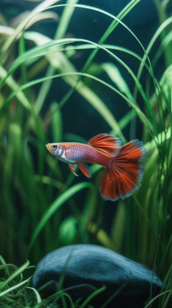 Red Grass Guppy
