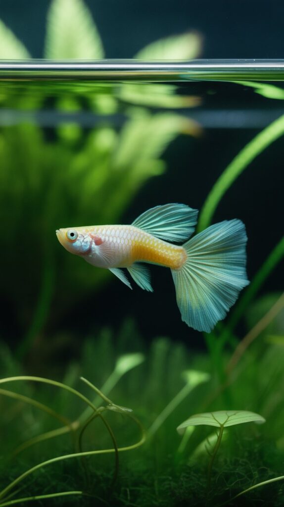 Albino Grass Guppy