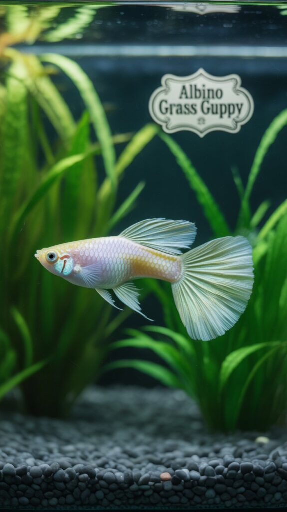 Albino Grass Guppy