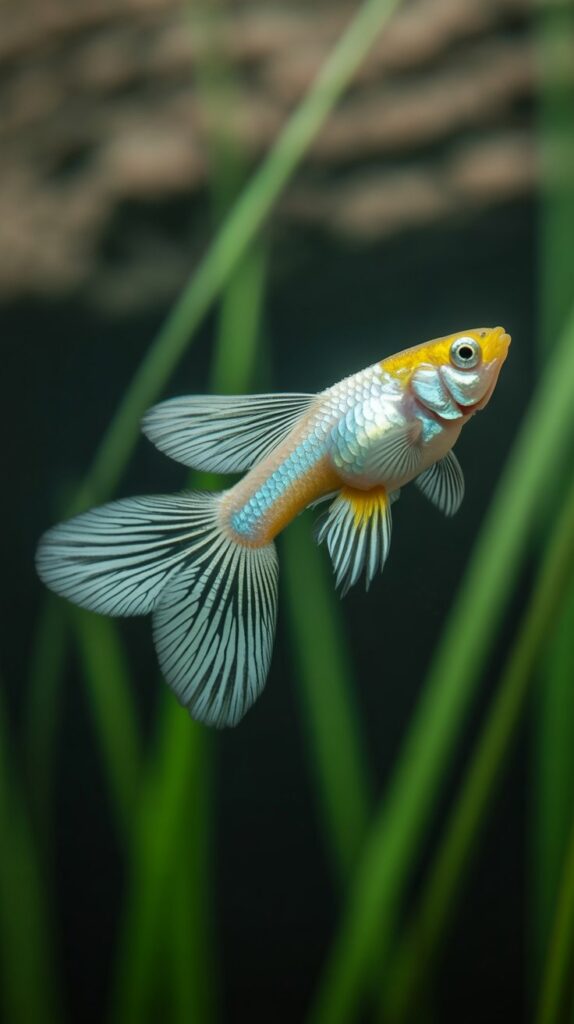 Albino Grass Guppy