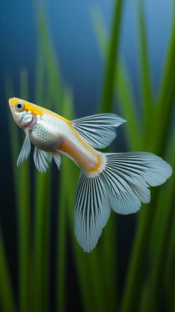 Albino Grass Guppy