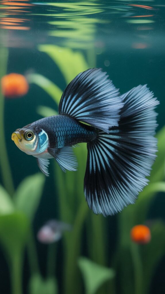 Full Black Guppy