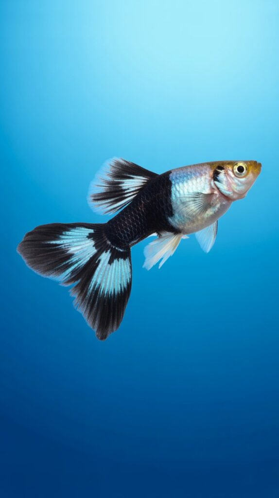 Half Black Guppy