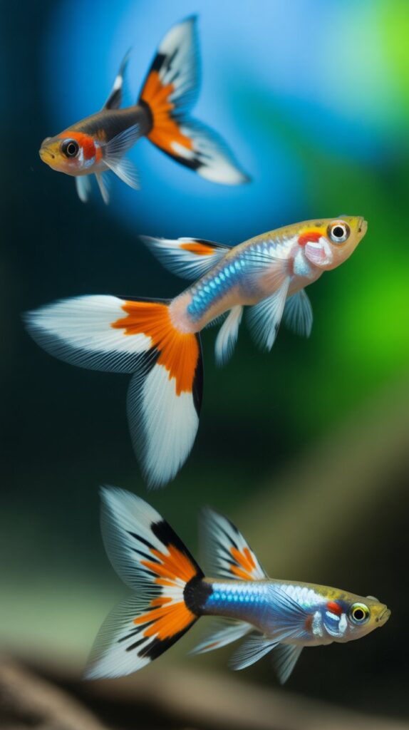 Rainbow Endler Guppy