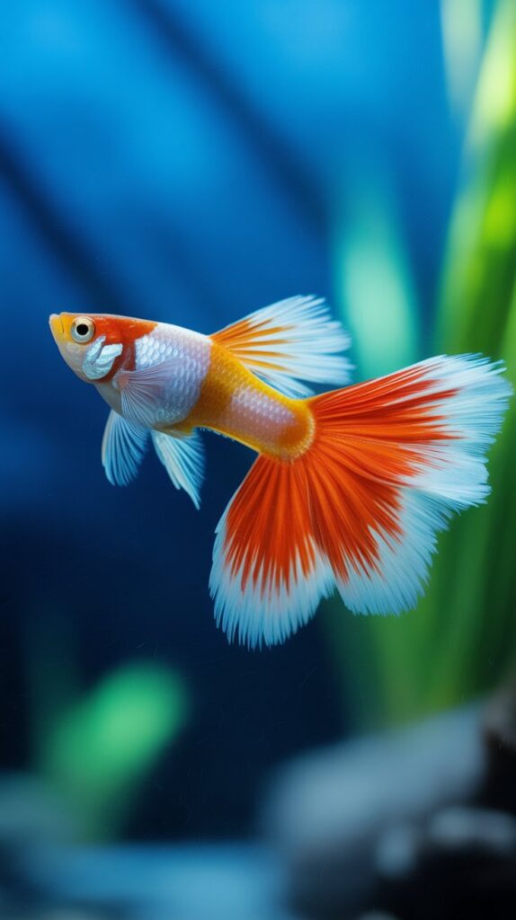 Red Albino Guppy