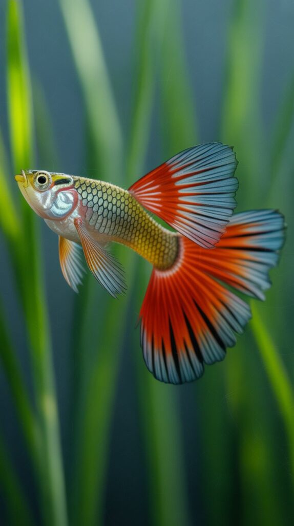 Red Grass Guppy