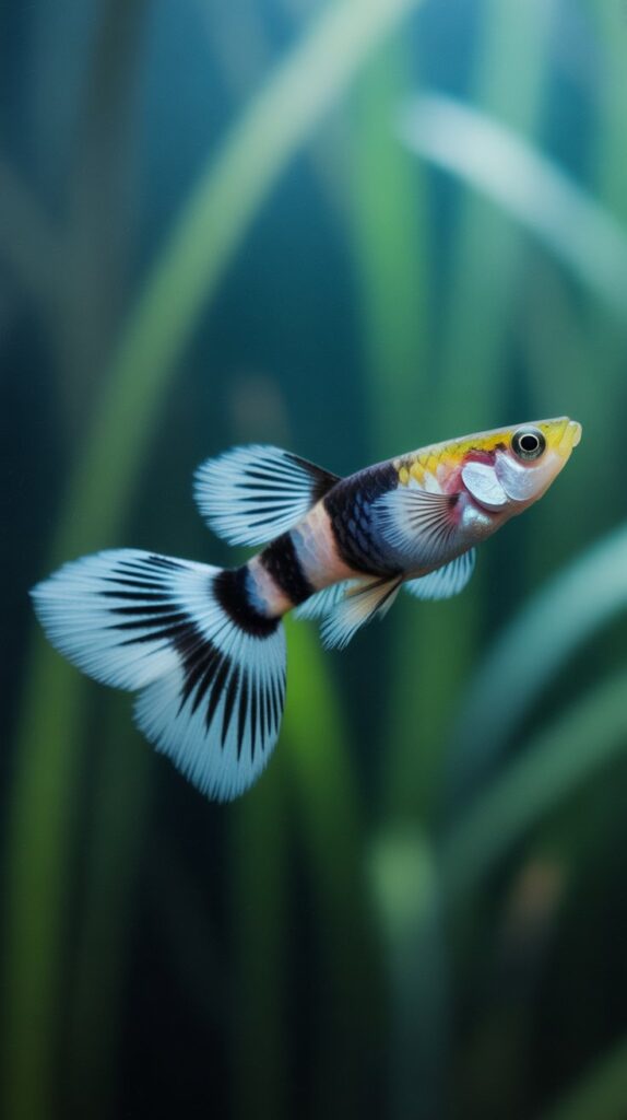 Albino Gold Guppy