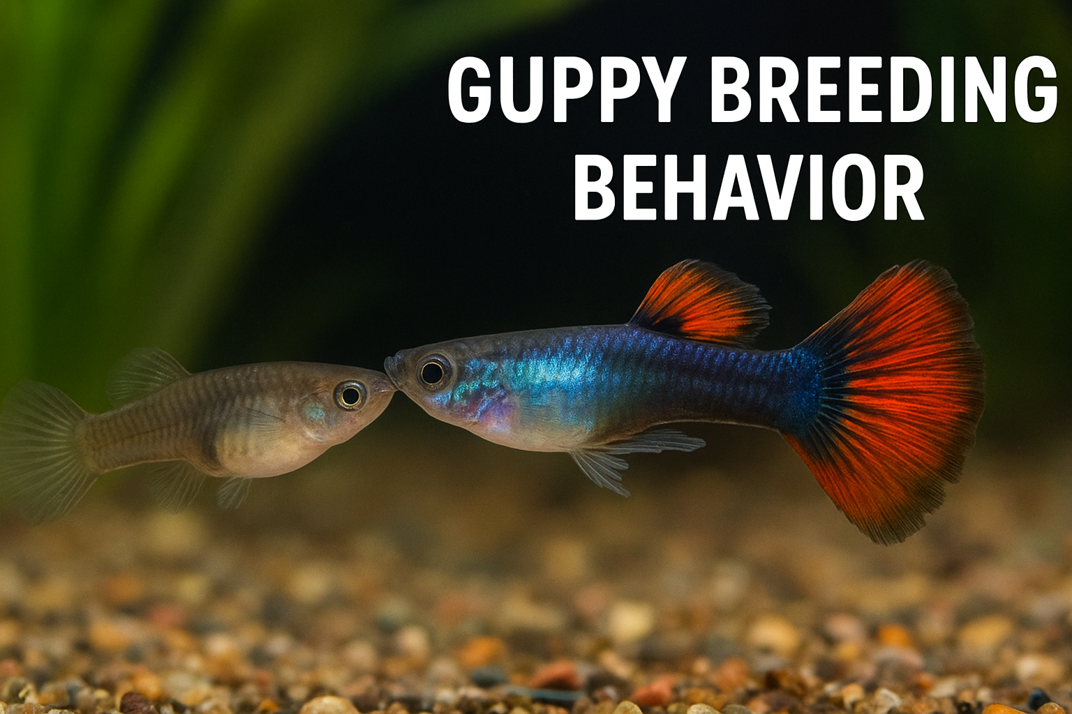 Guppy Breeding Behavior