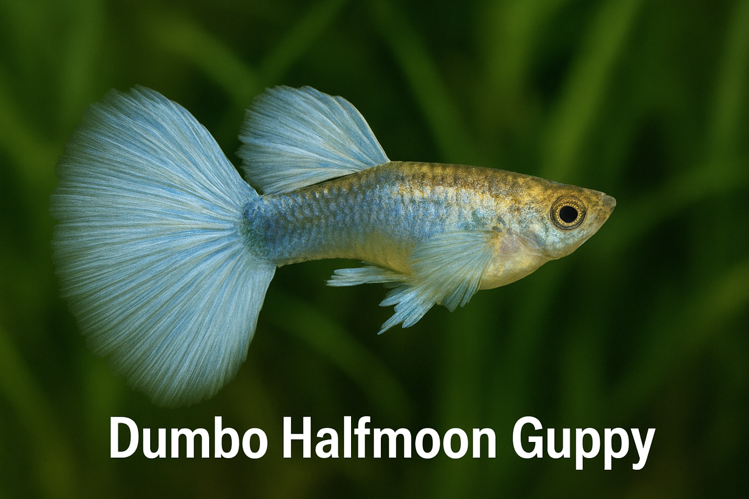 Dumbo Halfmoon Guppy