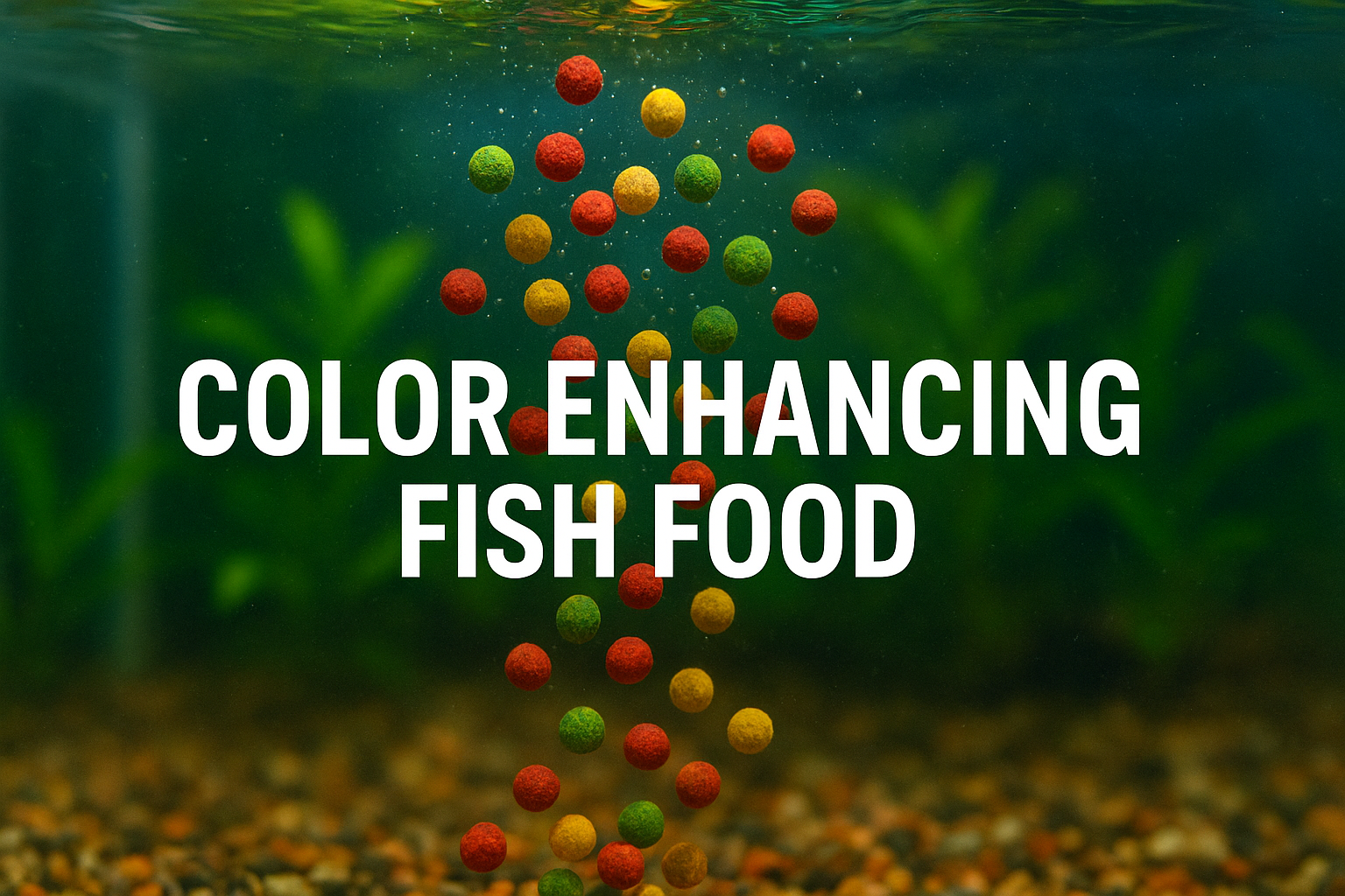 Color Enhancing Fish Food