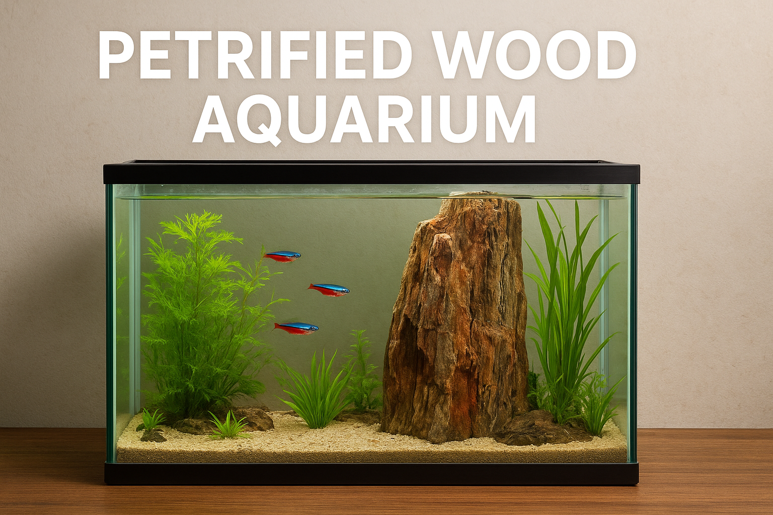 Petrified Wood Aquarium