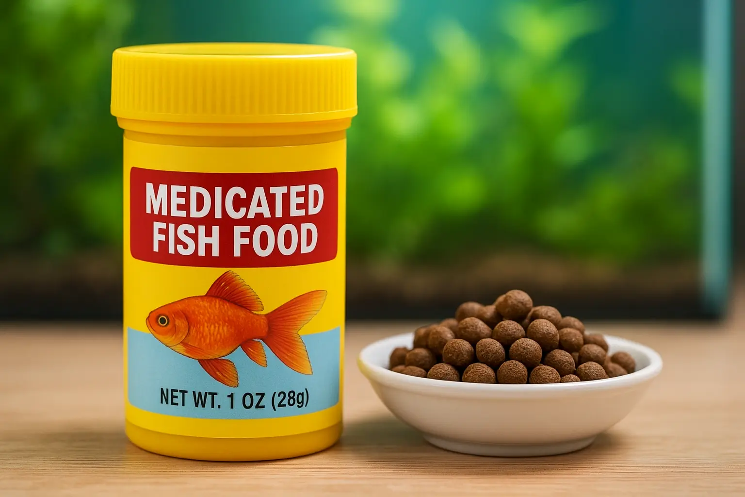 Medicated Fish Food