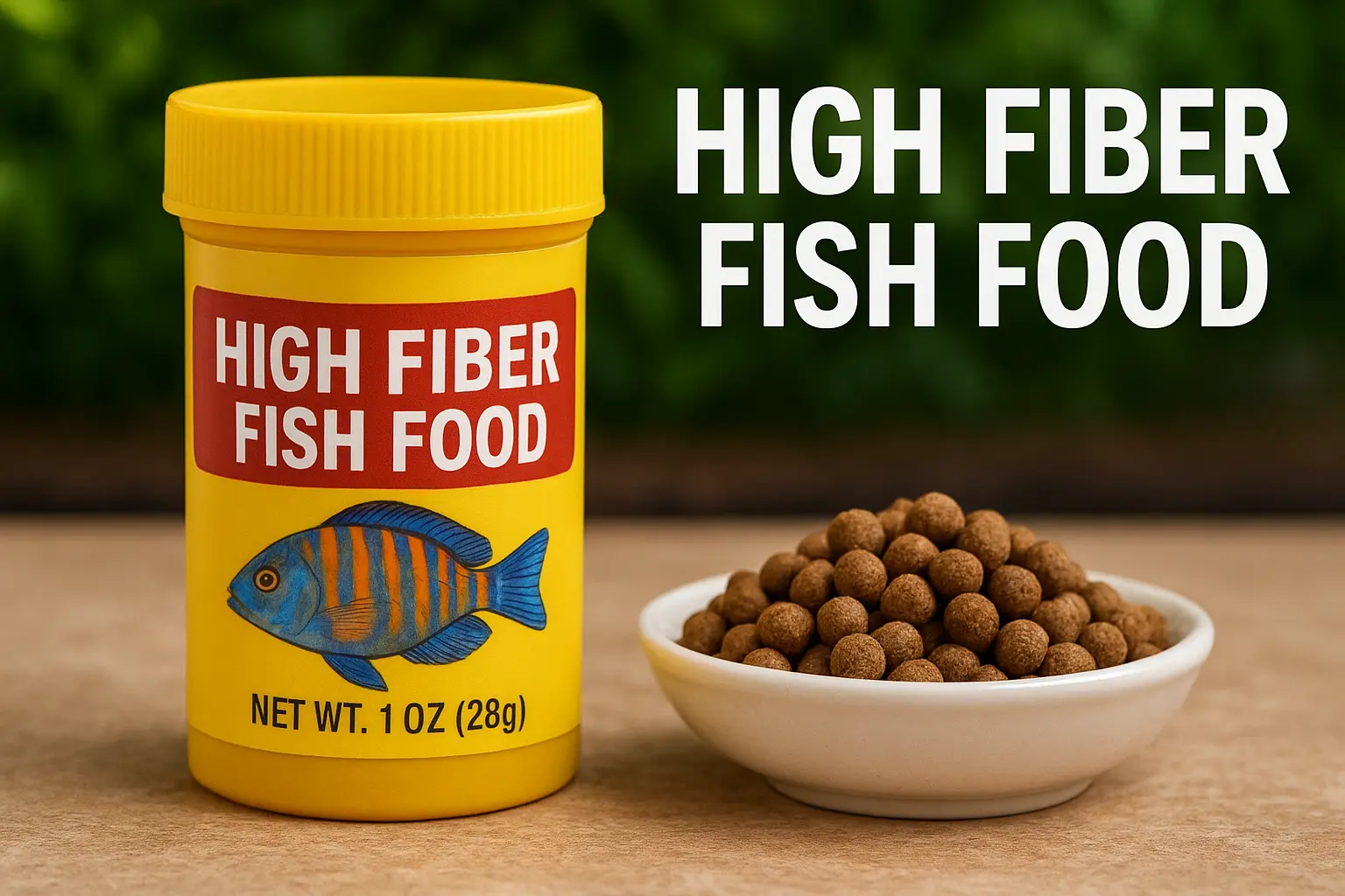 High Fiber Fish Food