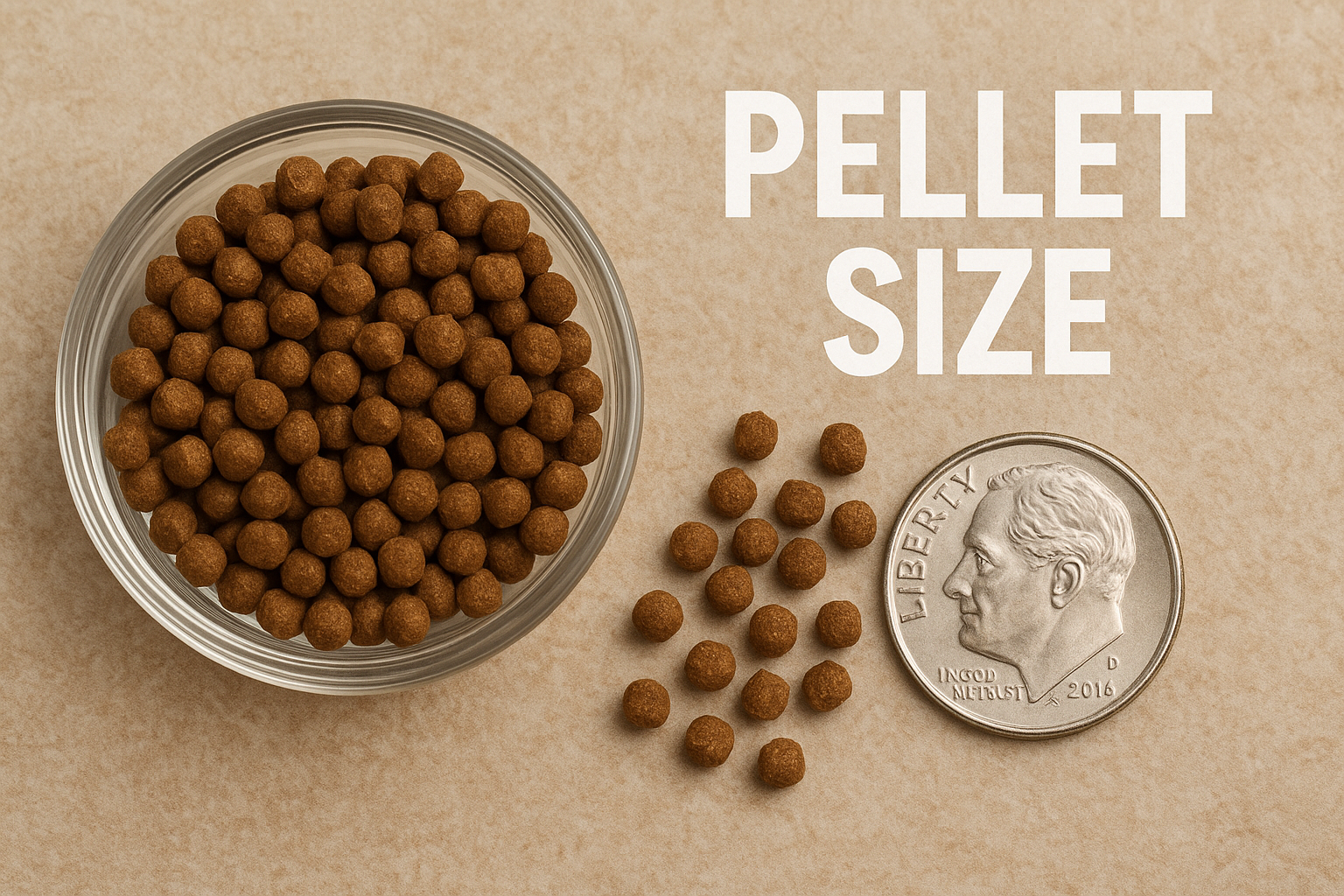 Pellet Size for Fish