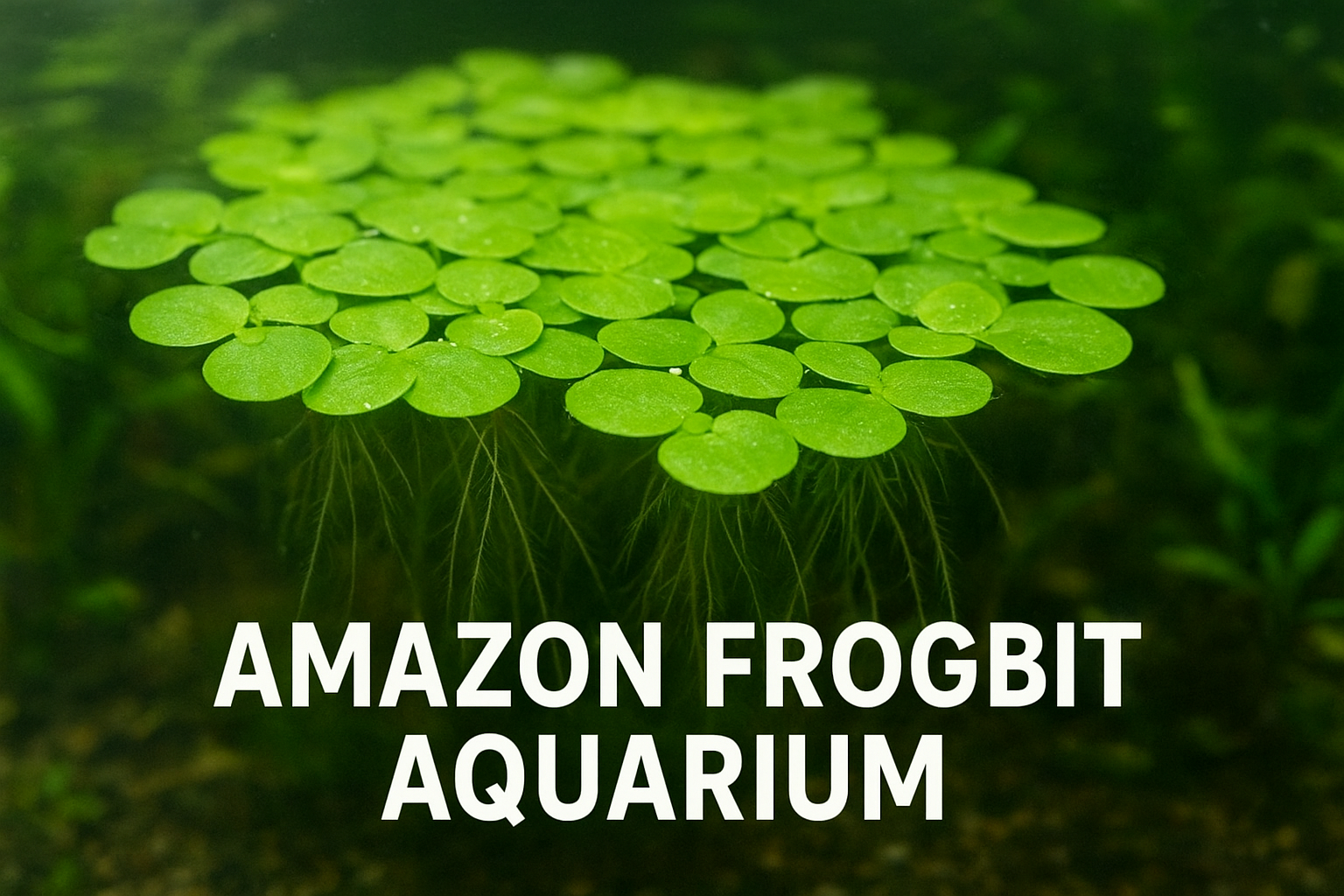 Amazon Frogbit in aquarium