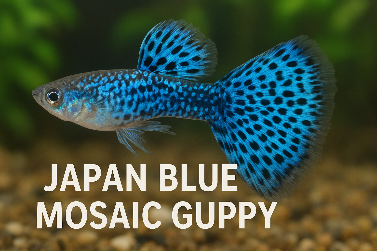 Japan Blue Mosaic Guppy