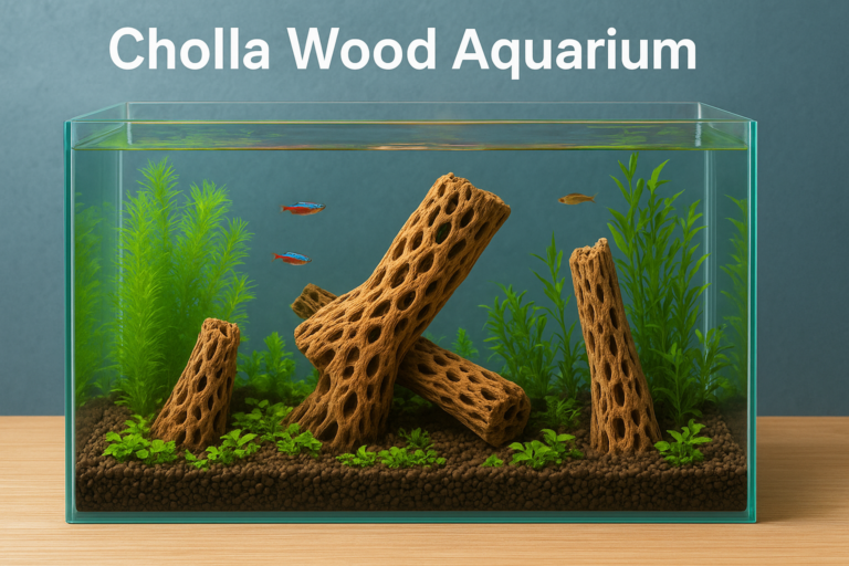 2 Pieces Natural Cholla Cactus Wood For Aquarium Decoration – Perfect For Shrimp, Snails & Fry