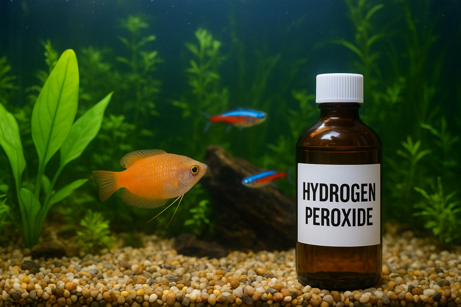 Hydrogen Peroxide in Aquariums